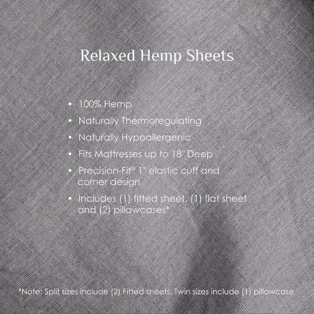 PureCare Dr. Weil Relaxed Hemp Sheets